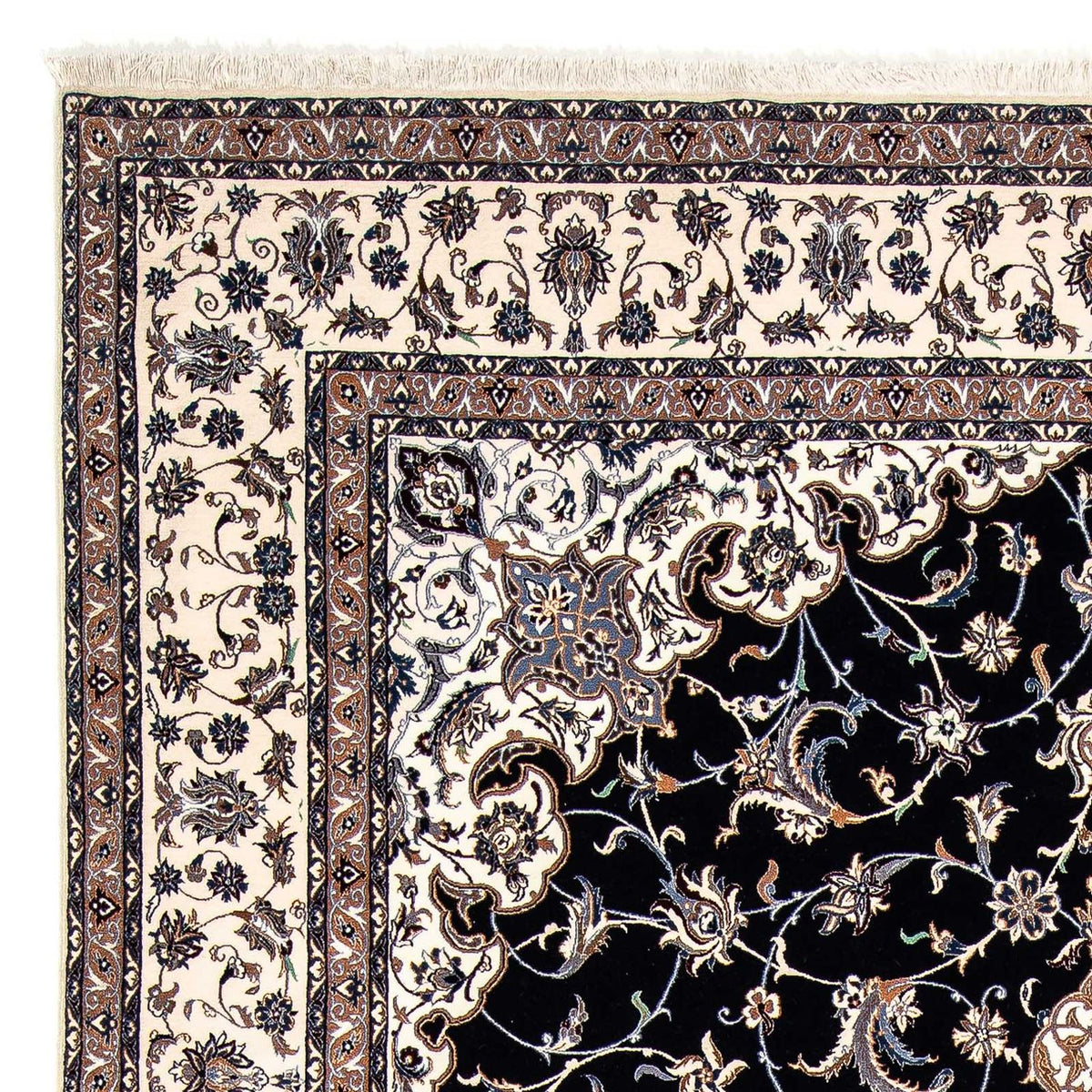 Dywan perski - Nain - Premium - 328 x 215 cm - beżowy