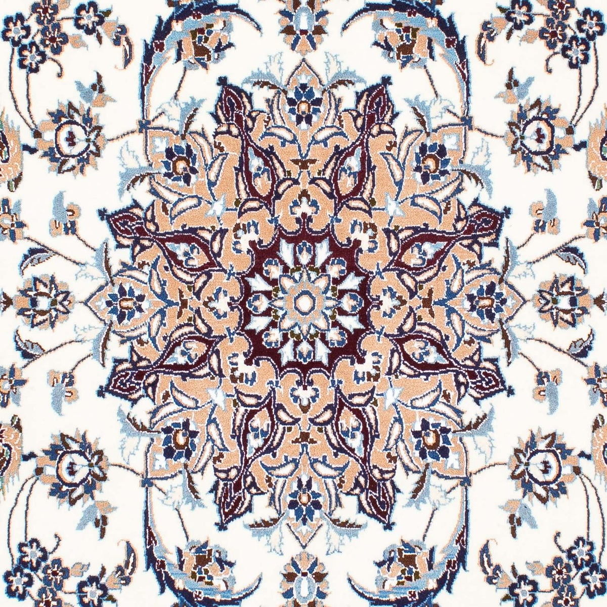 Dywan perski - Nain - Królewski - 261 x 155 cm - beżowy