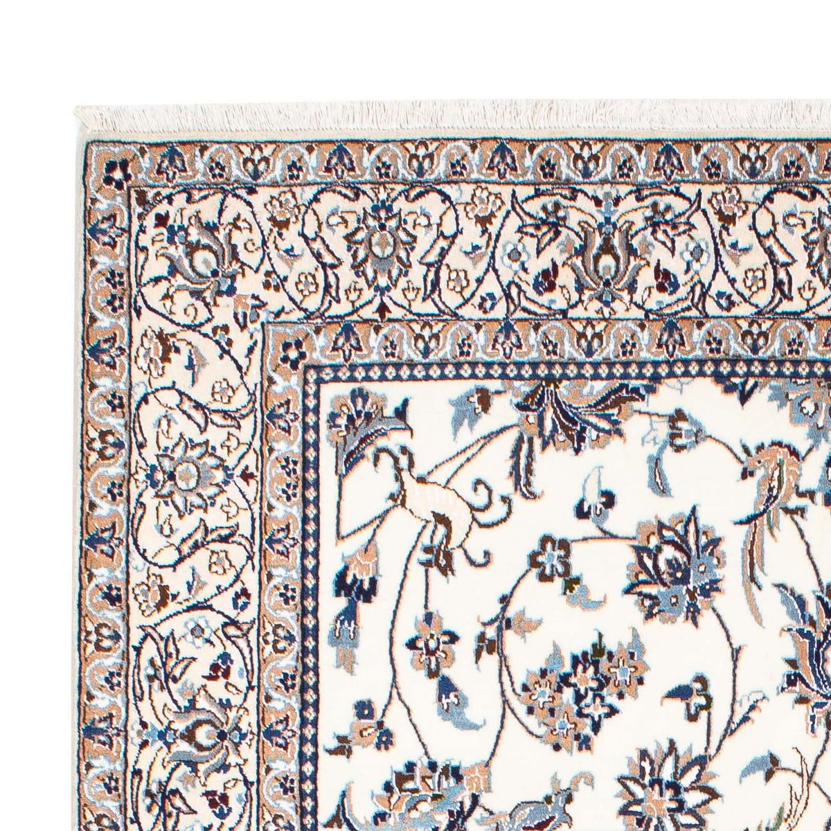 Dywan perski - Nain - Królewski - 261 x 155 cm - beżowy