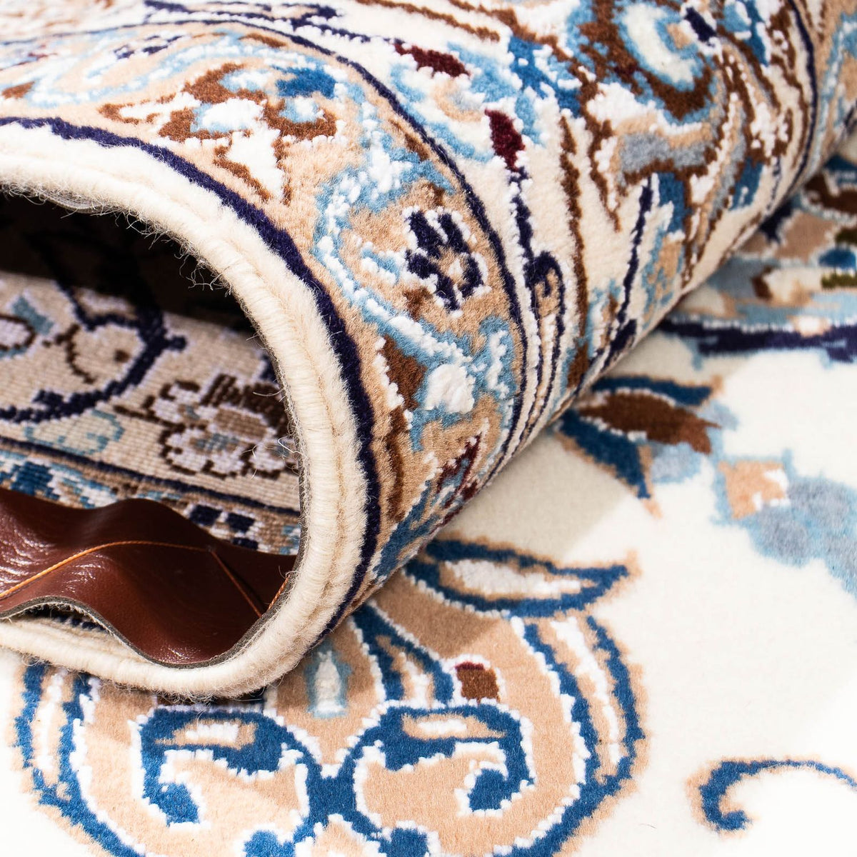 Dywan perski - Nain - Królewski - 261 x 155 cm - beżowy