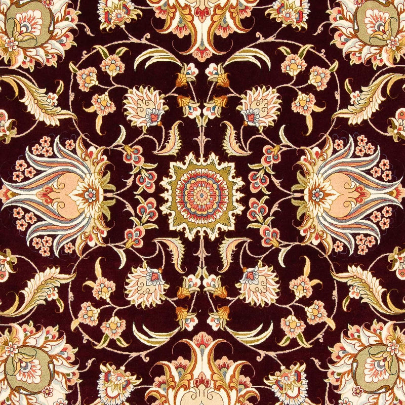 Dywan perski - Tabriz - Królewski - 314 x 203 cm - ciemna czerwień