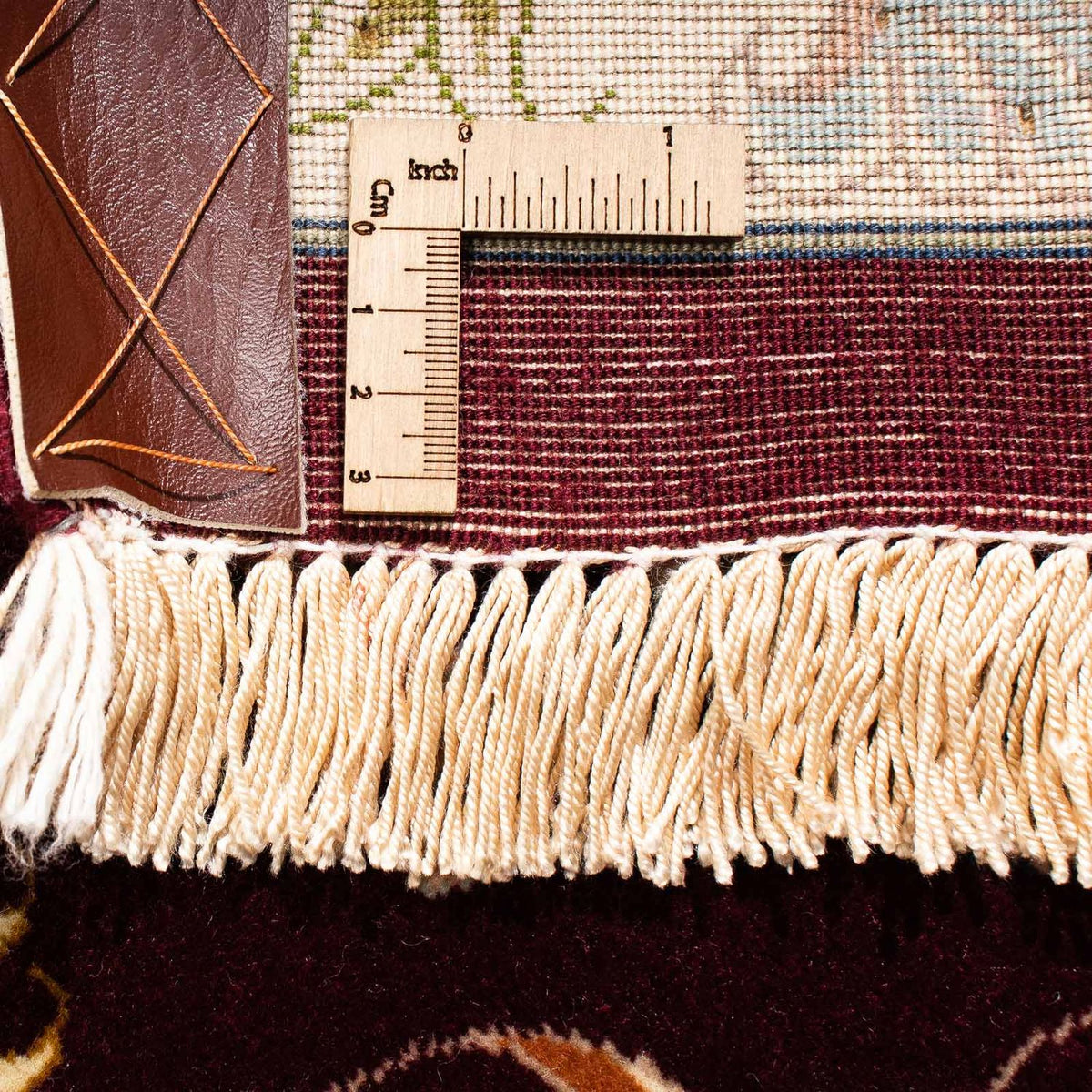 Dywan perski - Tabriz - Królewski - 314 x 203 cm - ciemna czerwień