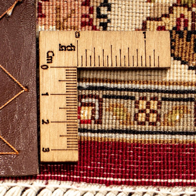 Dywan perski - Tabriz - Królewski - 364 x 247 cm - ciemna czerwień