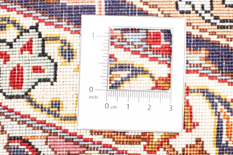 Dywan perski - Tabriz - Królewski okrągły  - 240 x 240 cm - ciemnoniebieski