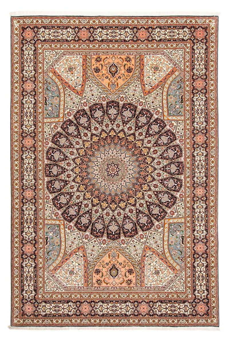 Dywan perski - Tabriz - Królewski - 305 x 208 cm - wielokolorowy