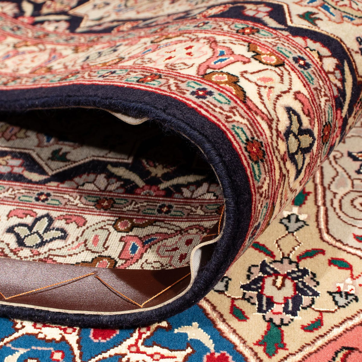 Dywan perski - Tabriz - Królewski kwadratowy  - 256 x 253 cm - wielokolorowy