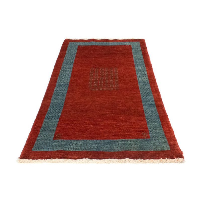 Biegacz Dywan Gabbeh - Loribaft Perski - 174 x 88 cm - czerwony