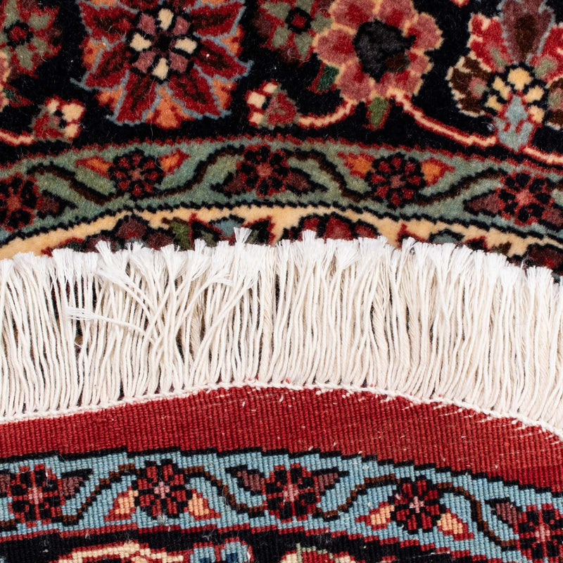 Dywan perski - Bijar okrągły  - 100 x 100 cm - ciemna czerwień