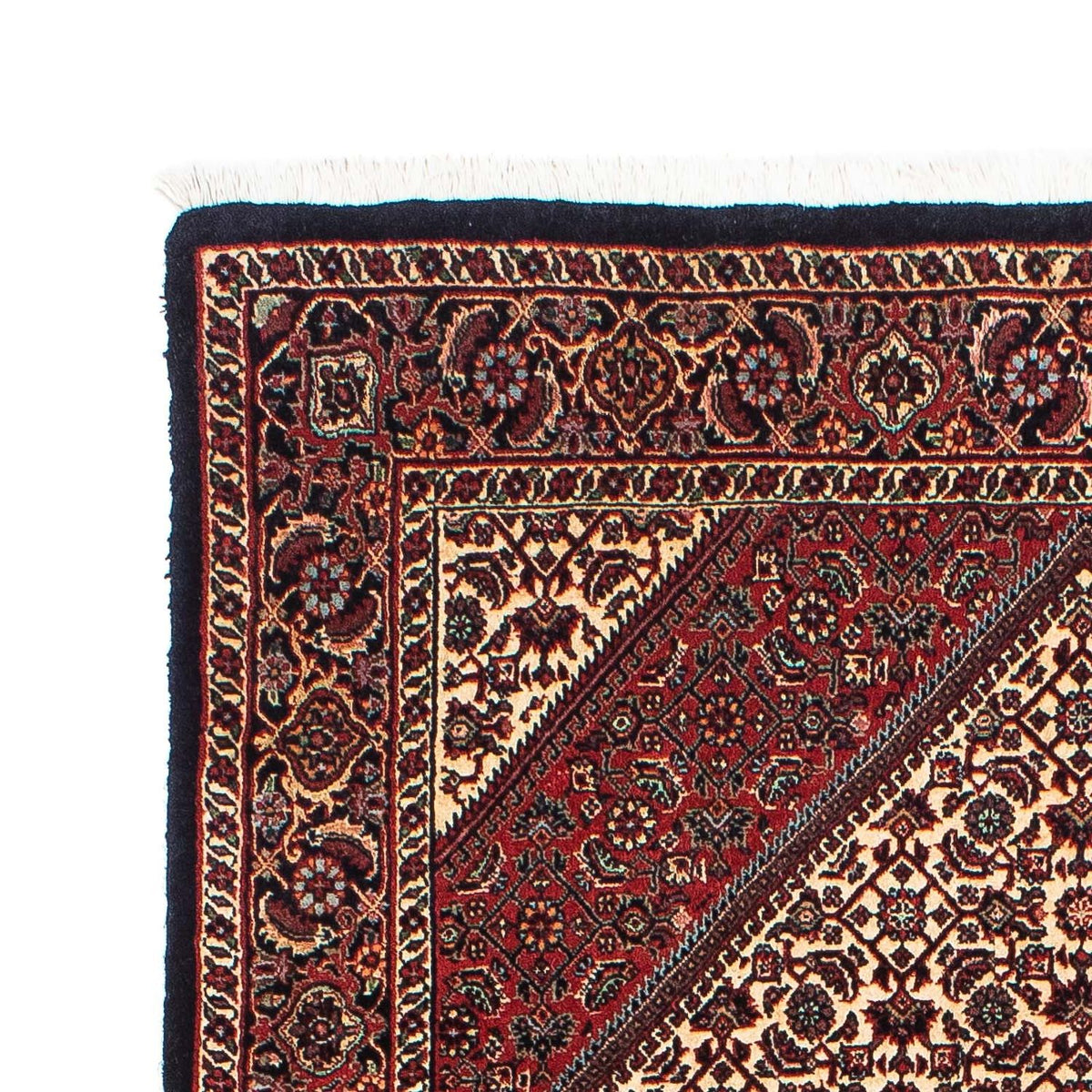 Biegacz Dywan perski - Bijar - 198 x 102 cm - beżowy