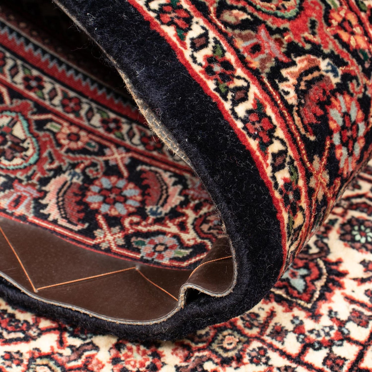 Biegacz Dywan perski - Bijar - 198 x 102 cm - beżowy