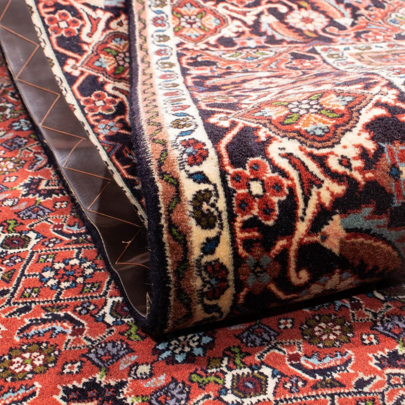 Dywan perski - Bijar - 246 x 172 cm - ciemna czerwień