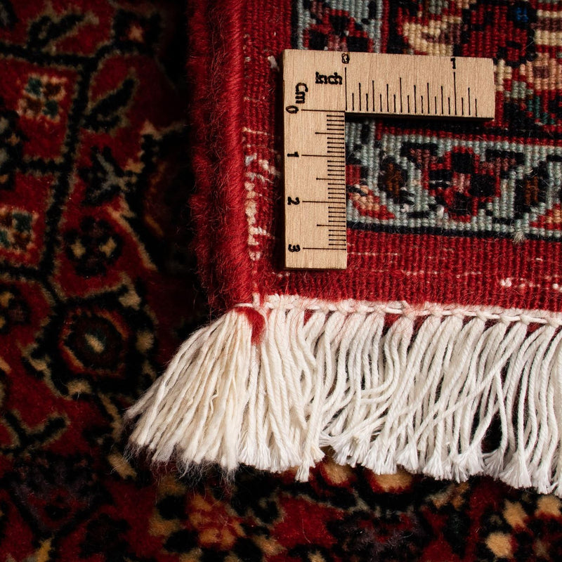 Dywan perski - Bijar - 255 x 205 cm - ciemna czerwień