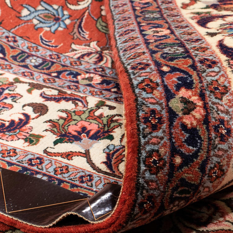 Dywan perski - Bijar - 242 x 173 cm - ciemna czerwień