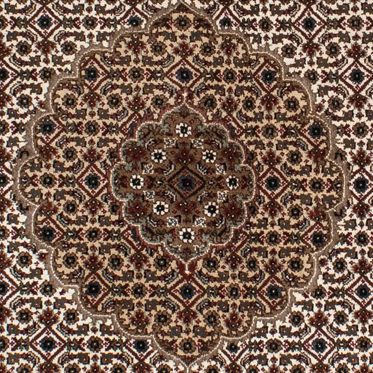 Dywan perski - Tabriz okrągły  - 148 x 147 cm - wielokolorowy