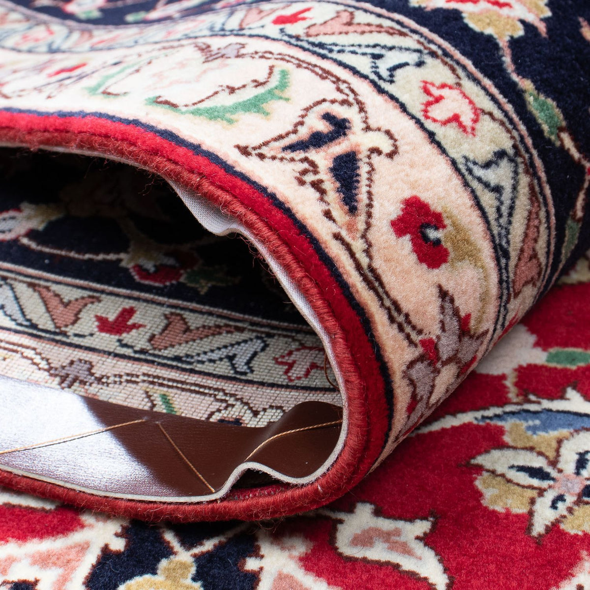 Dywan perski - Tabriz - Królewski - 302 x 203 cm - ciemna czerwień