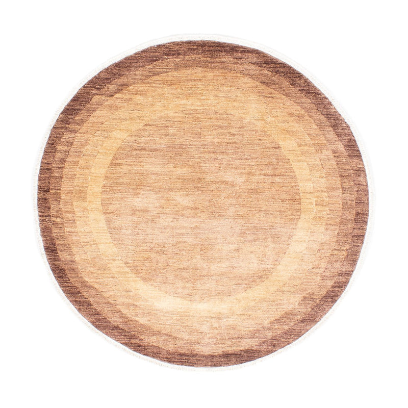 Dywan Ziegler - Modern okrągły  - 153 x 151 cm - brązowy
