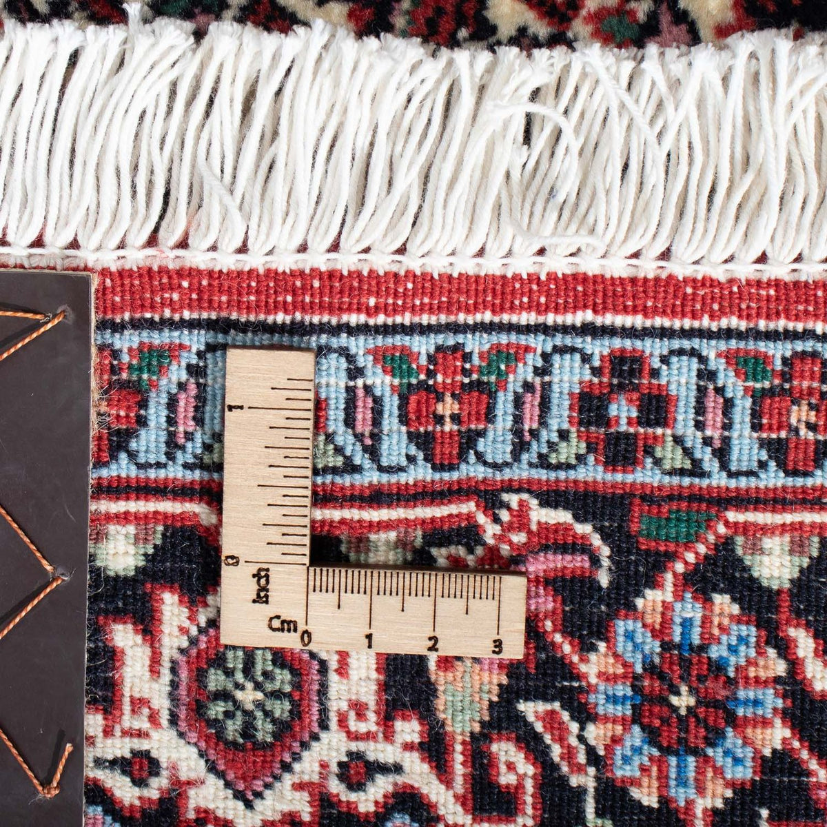 Biegacz Dywan perski - Bijar - 199 x 72 cm - ciemnoniebieski