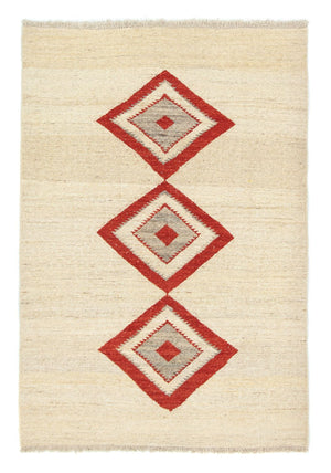 Dywan Gabbeh - perski - 186 x 125 cm - beżowy