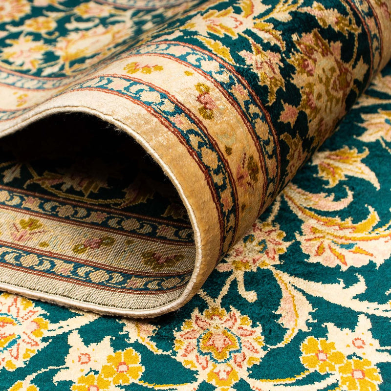 Dywan z jedwabiu - jedwab chiński - 183 x 122 cm - ciemna czerwień