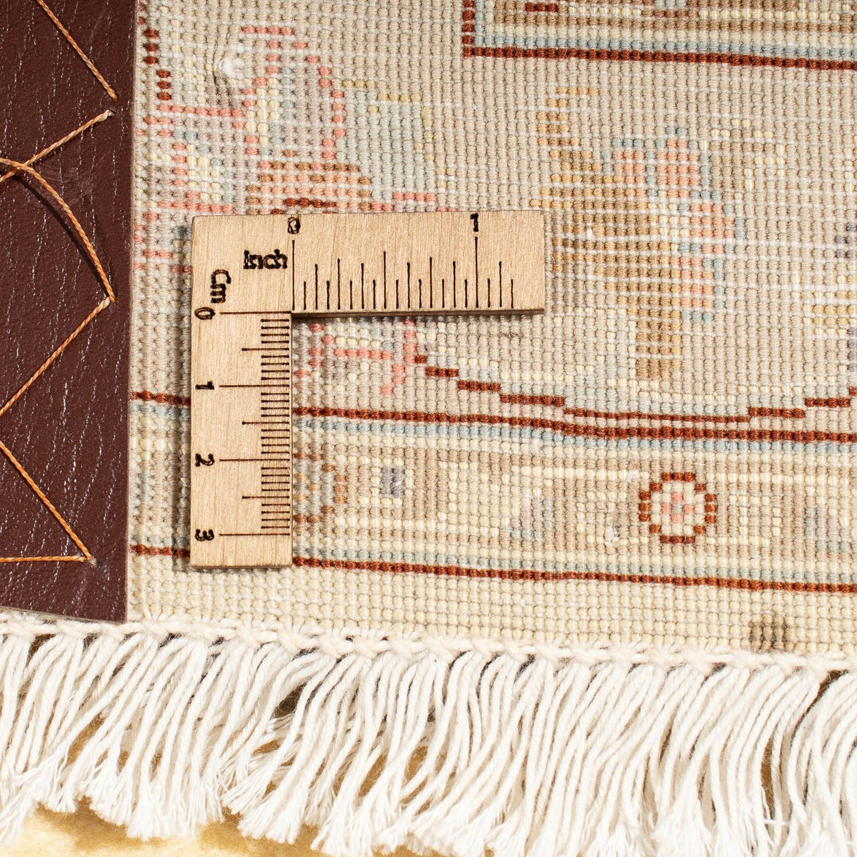 Dywan perski - Tabriz - Królewski - 242 x 202 cm - beżowy