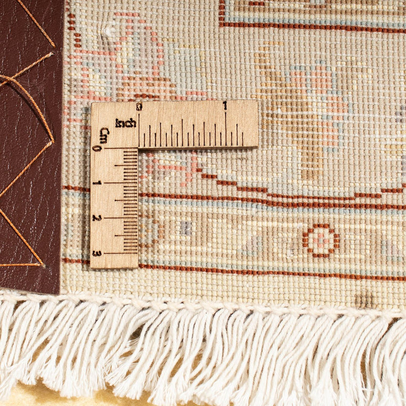 Dywan perski - Tabriz - Królewski - 242 x 202 cm - beżowy