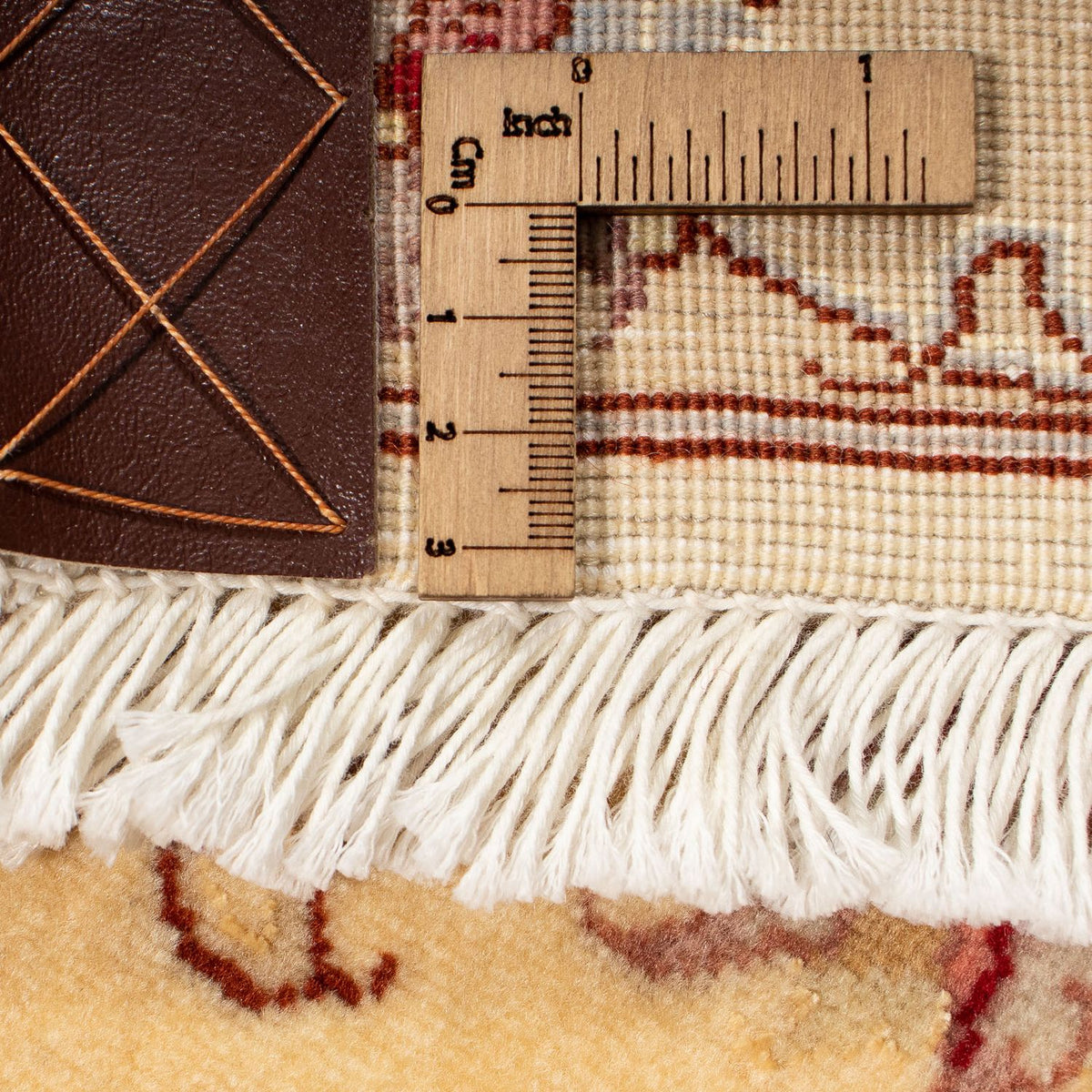 Dywan perski - Tabriz - Królewski - 256 x 200 cm - beżowy