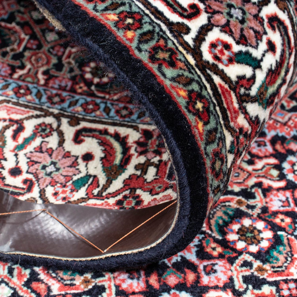 Dywan perski - Bijar - 207 x 131 cm - wielokolorowy