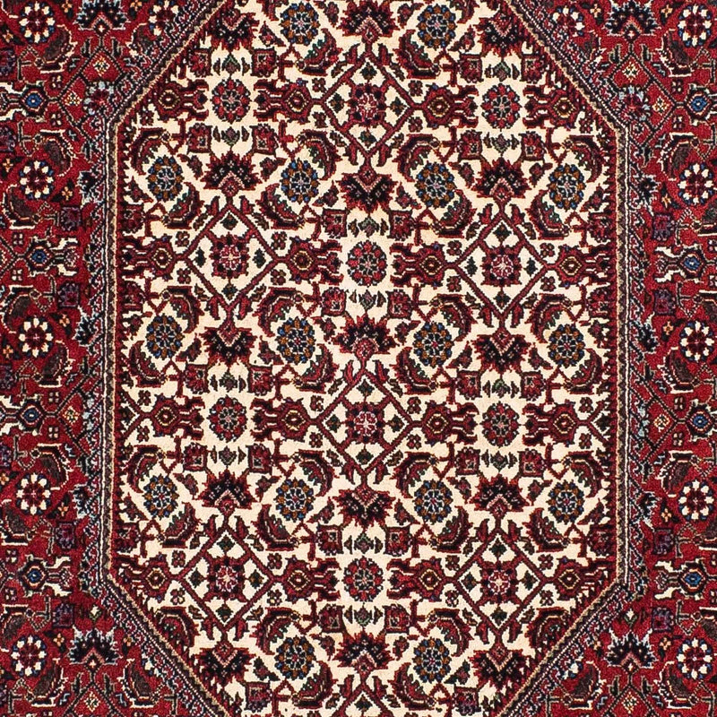 Biegacz Dywan perski - Bijar - 202 x 102 cm - czerwony