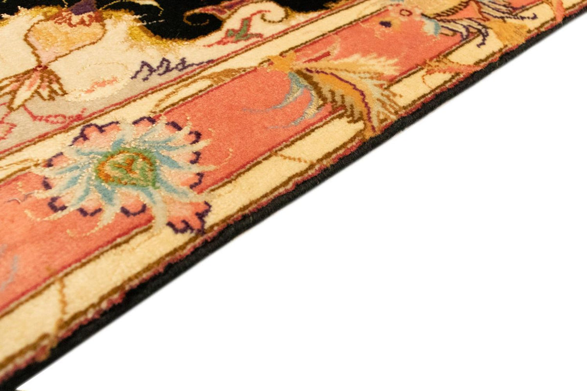 Dywan perski - Tabriz - Królewski - 118 x 71 cm - czarny
