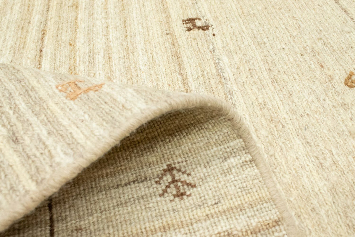 Dywan Gabbeh - perski - 172 x 123 cm - beżowy