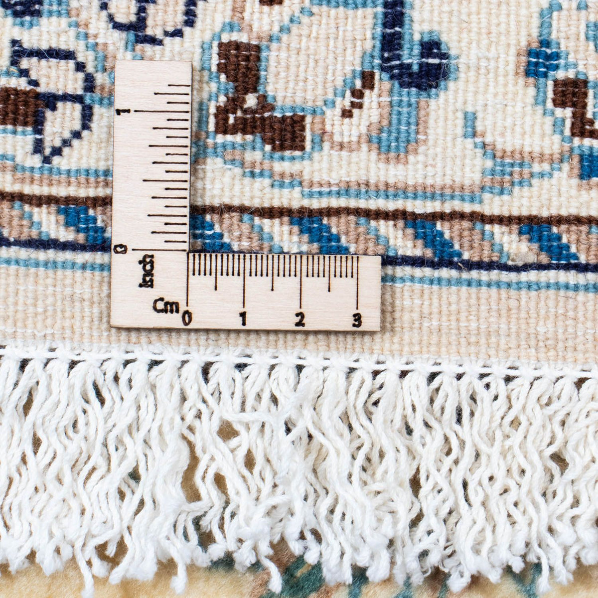 Dywan perski - Nain - 289 x 197 cm - beżowy