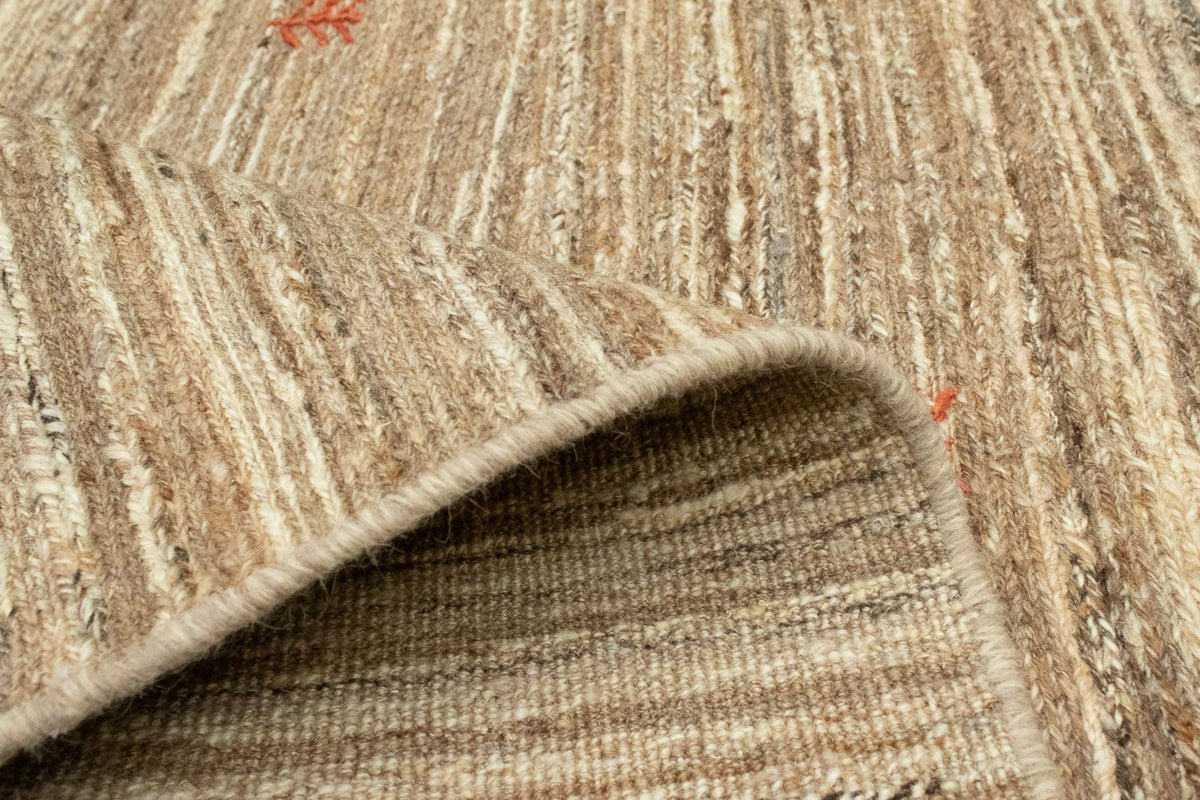 Dywan Gabbeh - perski - 172 x 112 cm - beżowy