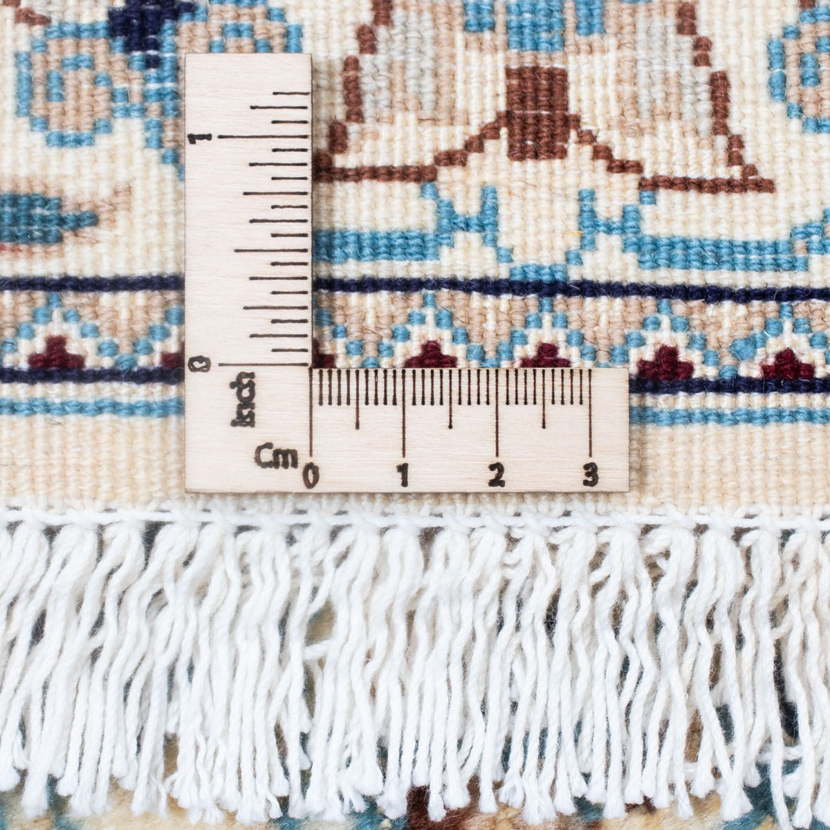 Dywan perski - Nain - 293 x 199 cm - beżowy