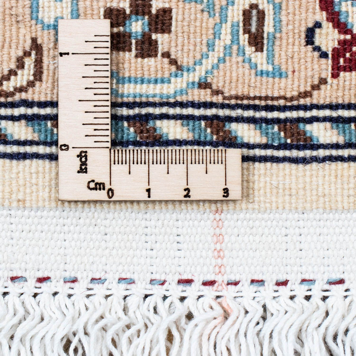 Dywan perski - Nain - 297 x 200 cm - beżowy