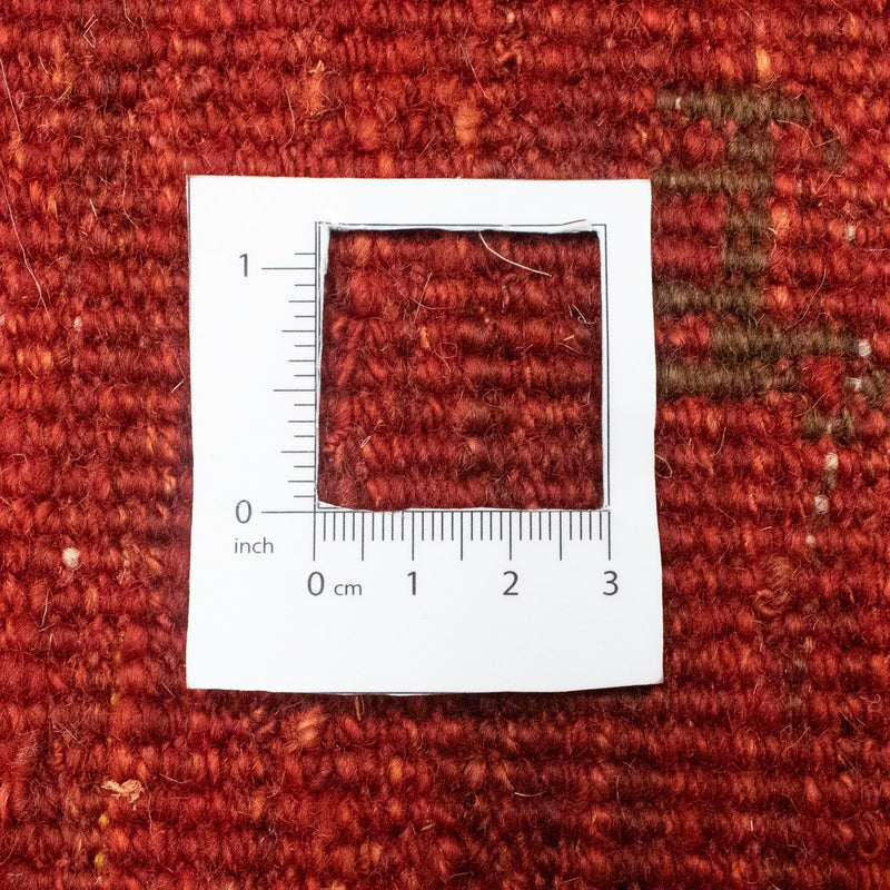 Dywan Gabbeh - perski - 175 x 112 cm - czerwony