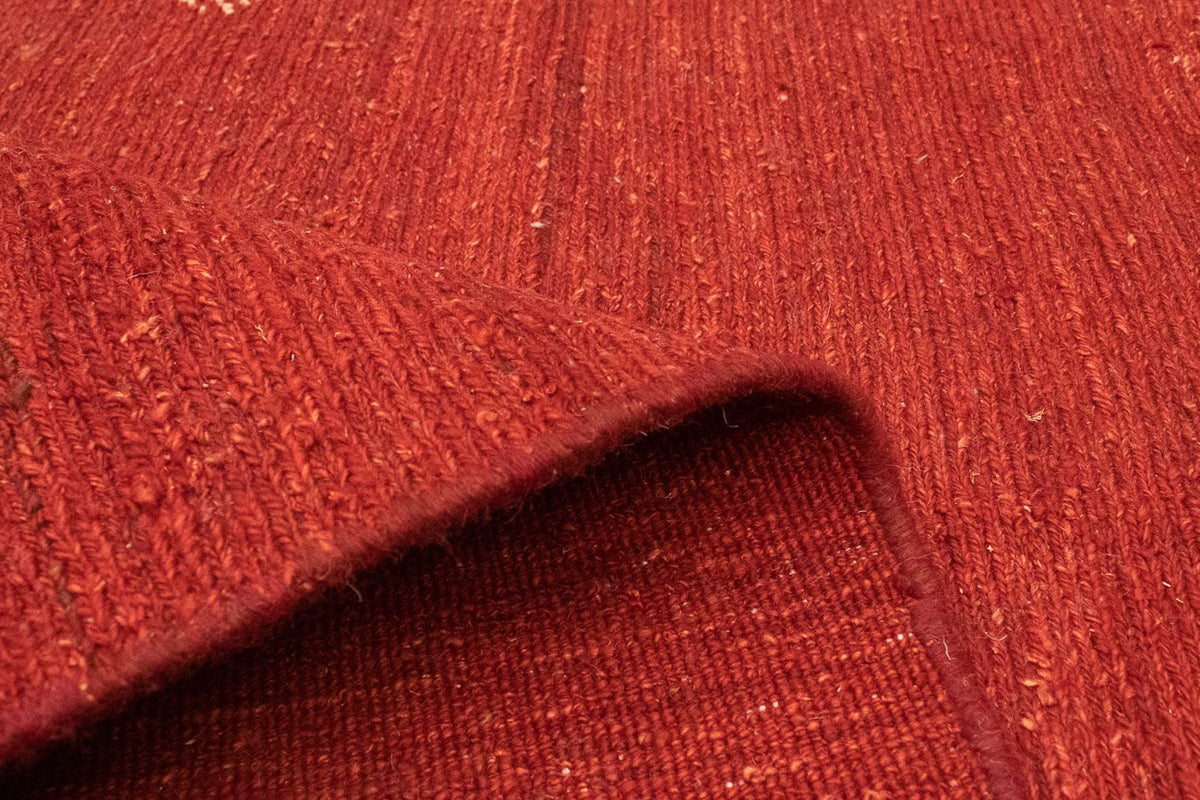 Dywan Gabbeh - perski - 169 x 118 cm - czerwony