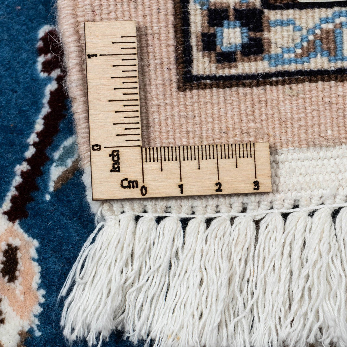 Dywan perski - Nain - Królewski - 348 x 245 cm - ciemnoniebieski