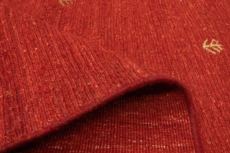 Dywan Gabbeh - perski - 151 x 100 cm - czerwony