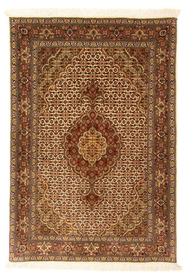 Dywan perski - Tabriz - Królewski - 126 x 83 cm - beżowy