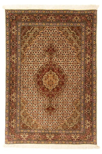 Dywan perski - Tabriz - Królewski - 126 x 83 cm - beżowy