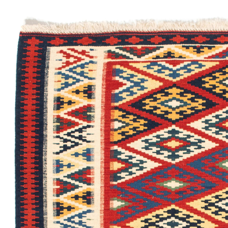 Dywan Kelim - Orientalny kwadratowy  - 104 x 103 cm - wielokolorowy