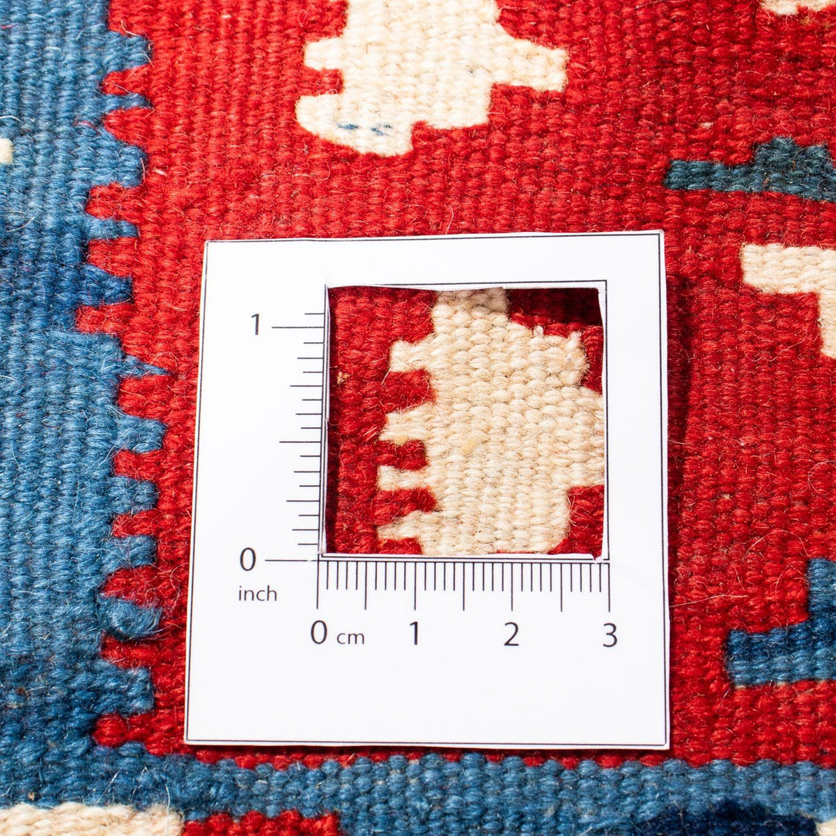 Dywan Kelim - Orientalny kwadratowy  - 100 x 100 cm - beżowy