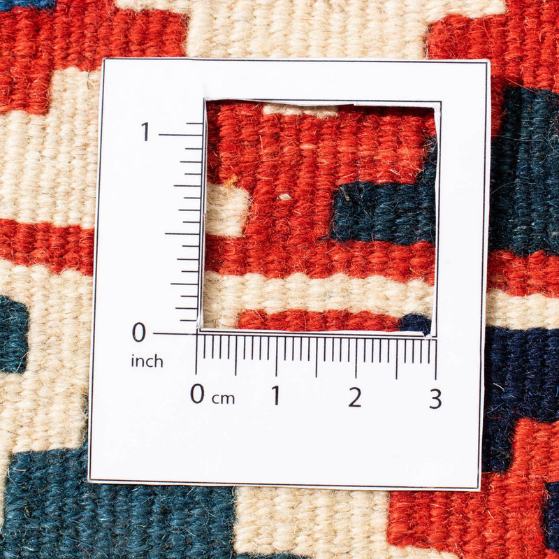 Dywan Kelim - Orientalny kwadratowy  - 105 x 105 cm - ciemnoniebieski