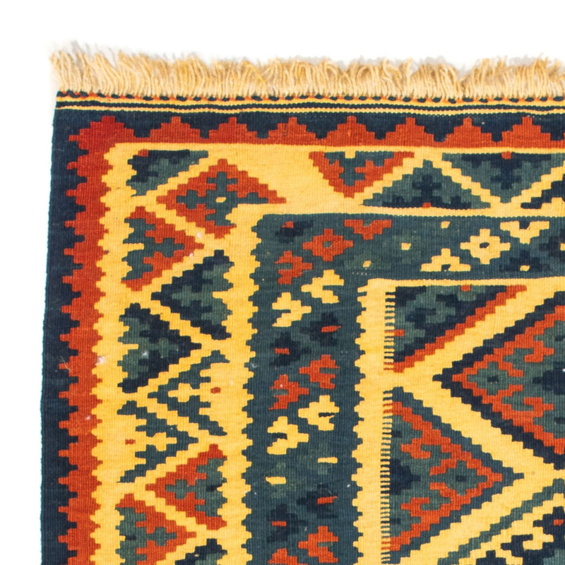 Dywan Kelim - Orientalny kwadratowy  - 102 x 101 cm - wielokolorowy