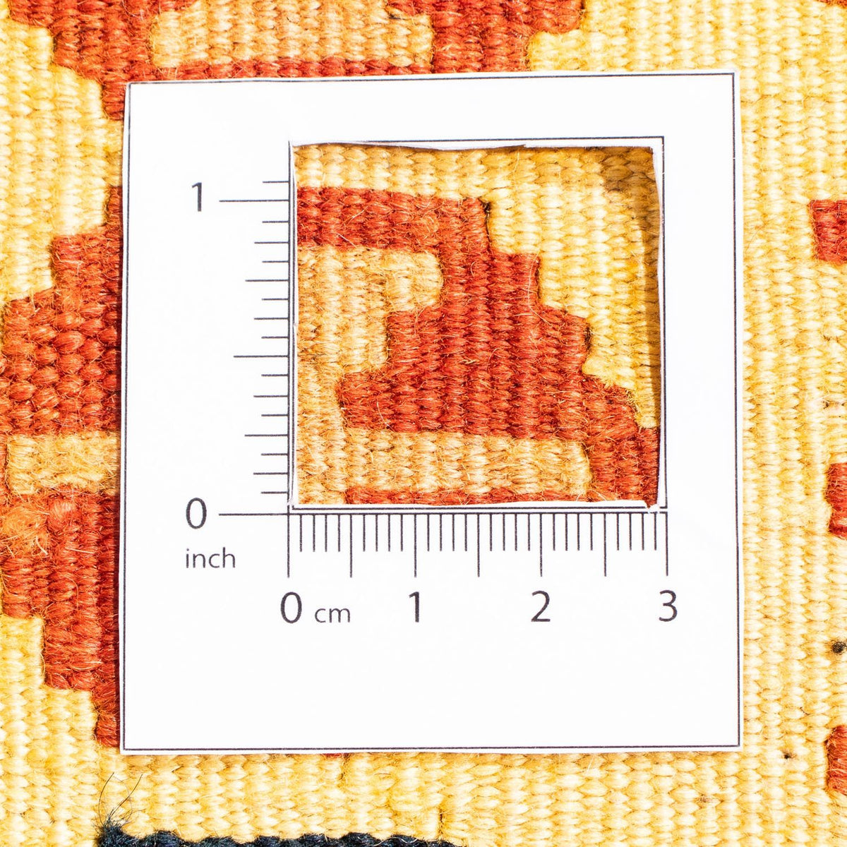 Dywan Kelim - Orientalny kwadratowy  - 103 x 100 cm - beżowy