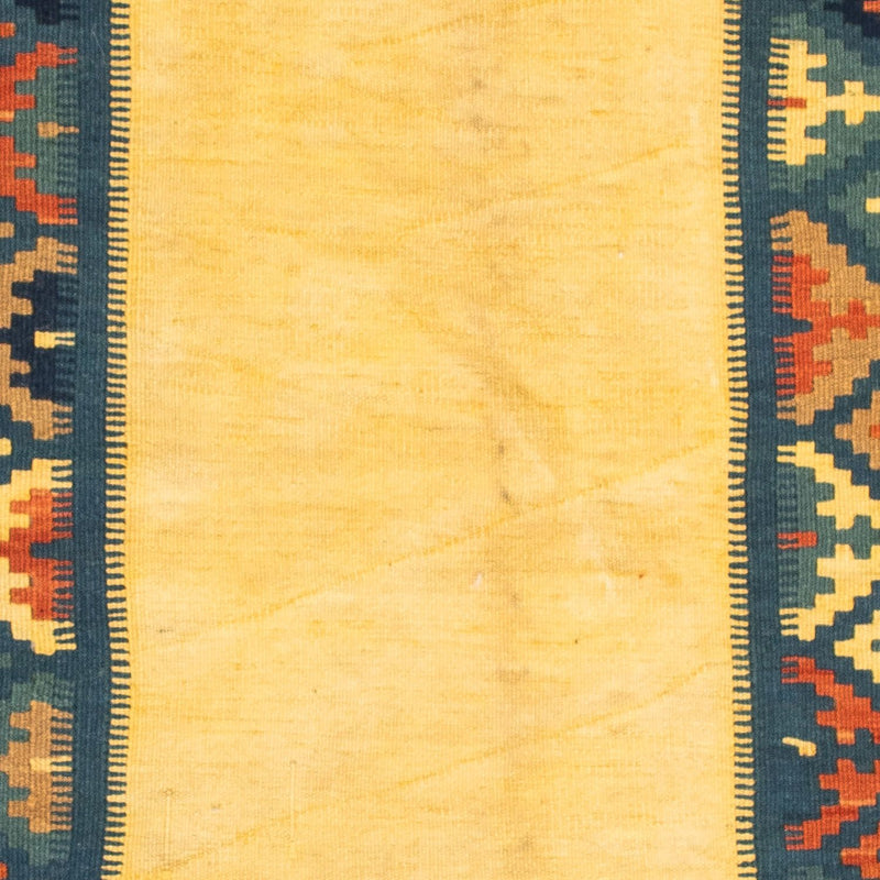 Dywan Kelim - Orientalny kwadratowy  - 100 x 97 cm - beżowy