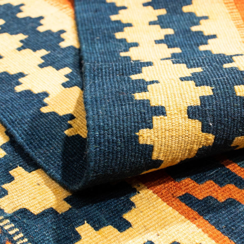 Dywan Kelim - Orientalny kwadratowy  - 107 x 100 cm - jasny beż