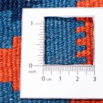 Dywan Kelim - Orientalny kwadratowy  - 103 x 100 cm - ciemnoniebieski