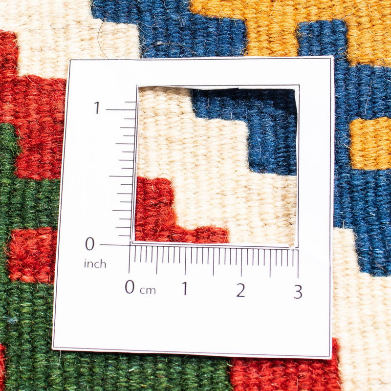 Dywan Kelim - Orientalny kwadratowy  - 104 x 102 cm - ciemnoniebieski