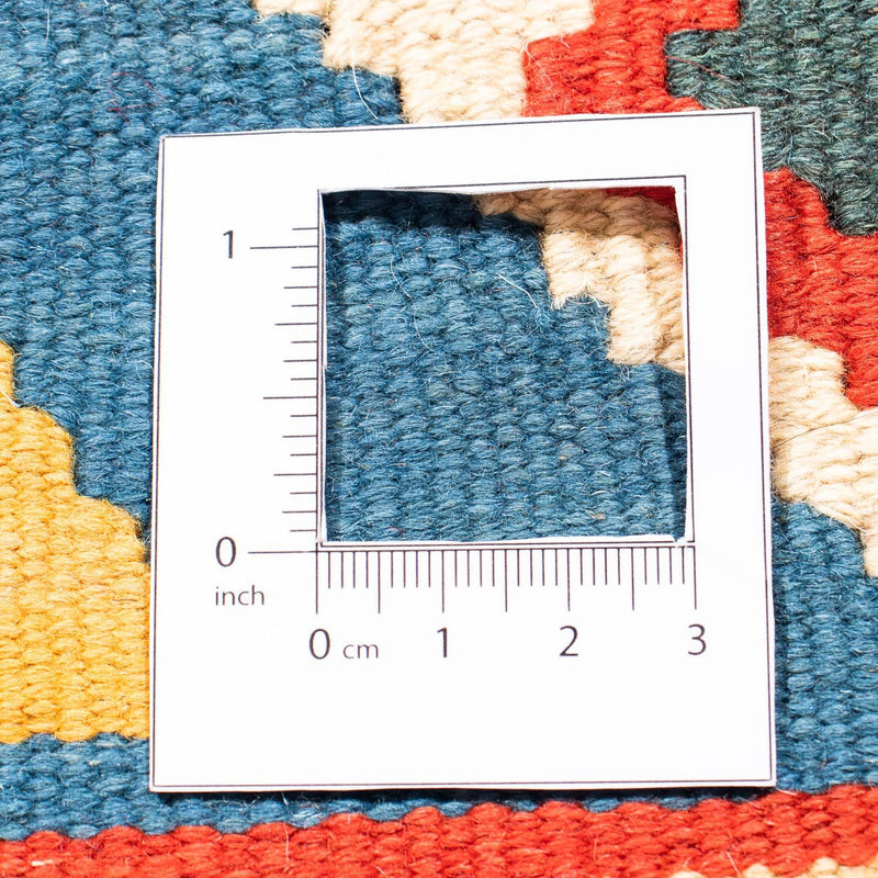 Dywan Kelim - Orientalny kwadratowy  - 101 x 99 cm - ciemnoniebieski